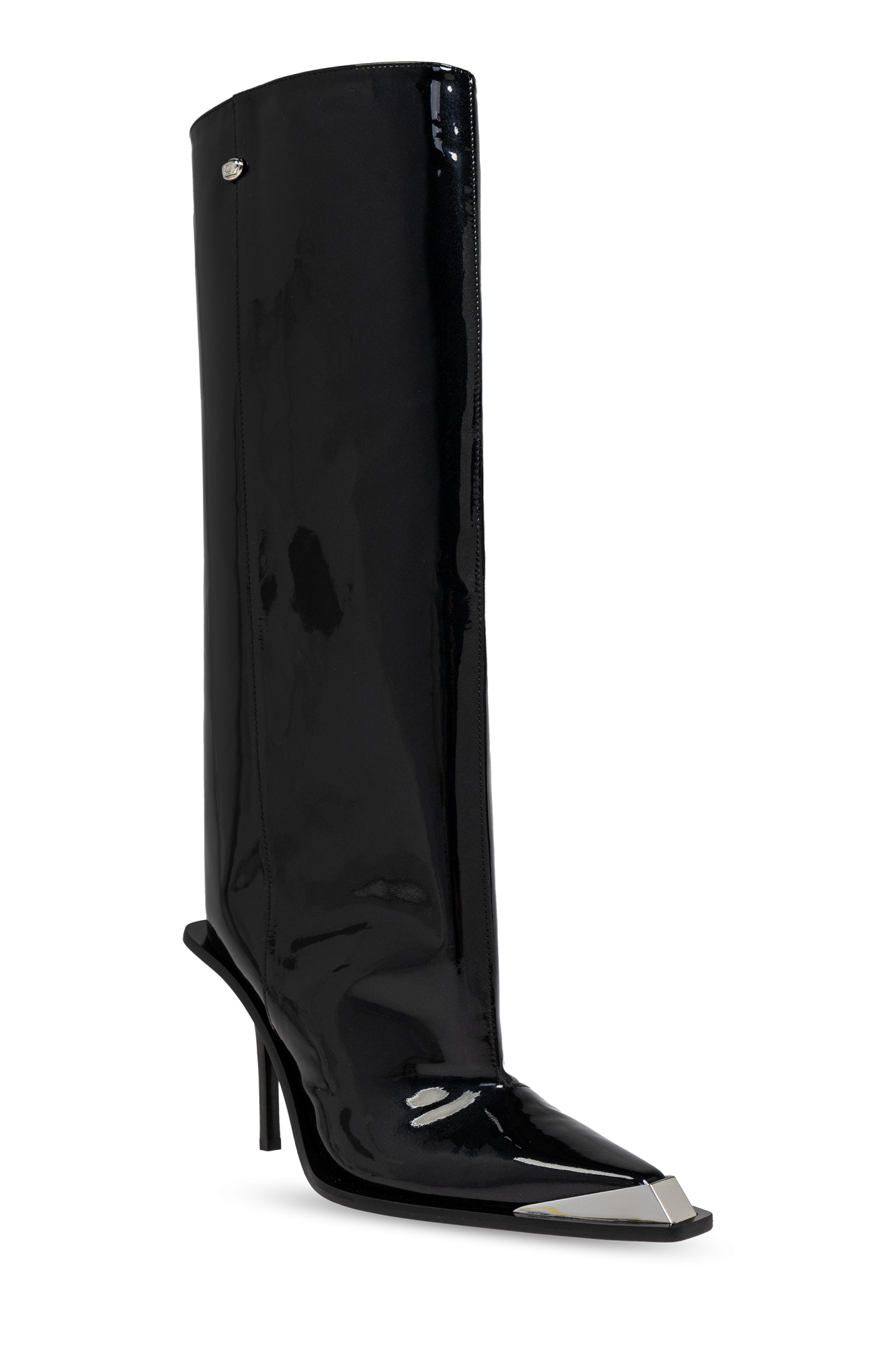 TONA WB Diesel - Black Leather boots D - SchaferandweinerShops